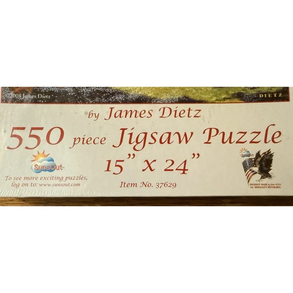 JIGSAW PUZZLE 15X24 FREEDOM ISNT FREE Military 550 Pc BRAND NEW SEALED